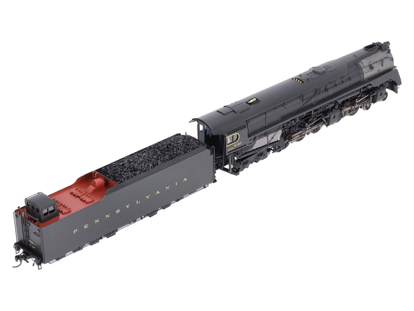 Broadway Limited 2066 Hybrid HO Pennsylvania Steam Q2 4-4-6-4 #6187 w/DCC&SND