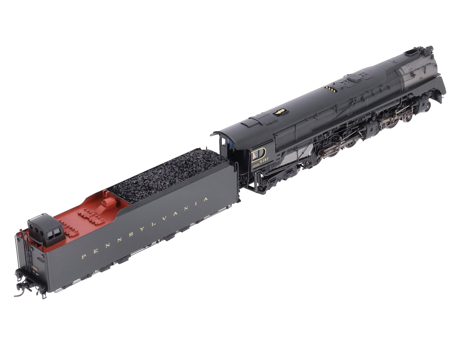 Broadway Limited 2066 Hybrid HO Pennsylvania Steam Q2 4-4-6-4 #6187 w/DCC&SND