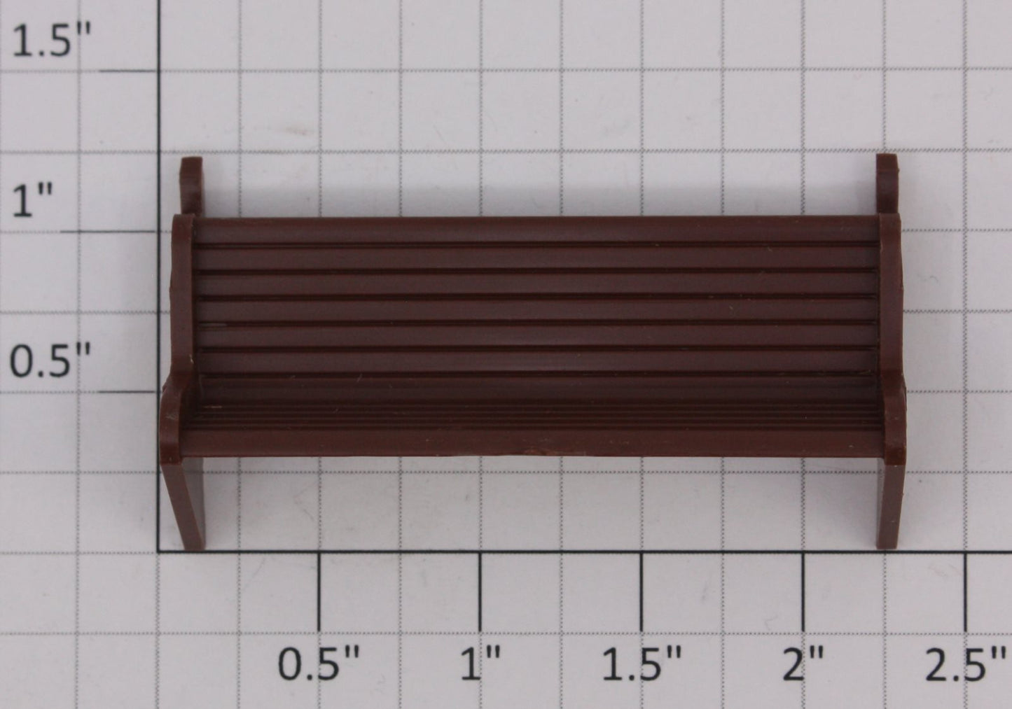 Lionel 12728-34 Brown Freight Station Bench