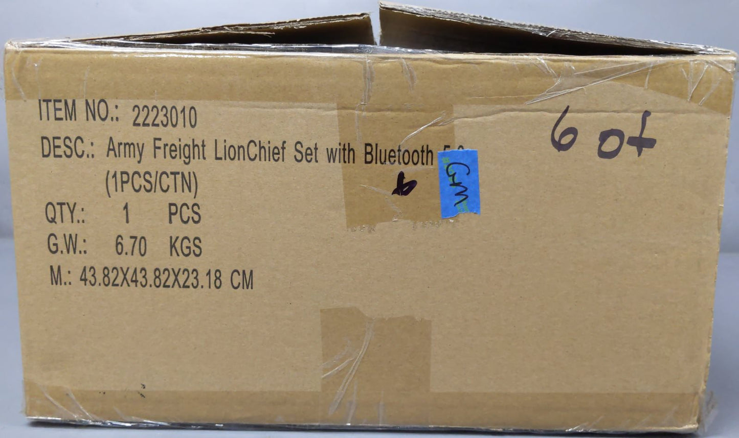 Lionel 2223010 O Gauge US Army LionChief Diesel Freight Starter Train Set