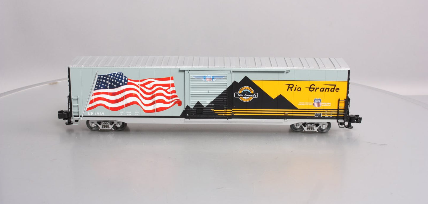Lionel 6-85405 O Denver & Rio Grande Western Heritage LED Flag Boxcar #1989