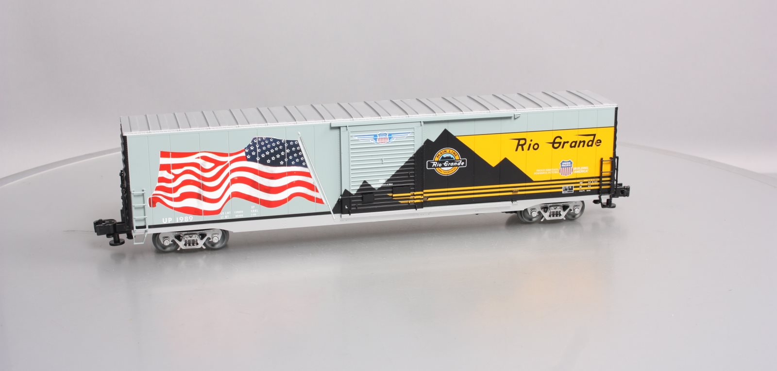 Lionel 6-85405 O Denver & Rio Grande Western Heritage LED Flag Boxcar #1989
