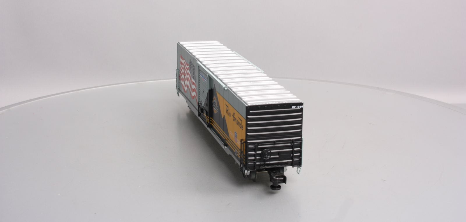 Lionel 6-85405 O Denver & Rio Grande Western Heritage LED Flag Boxcar #1989