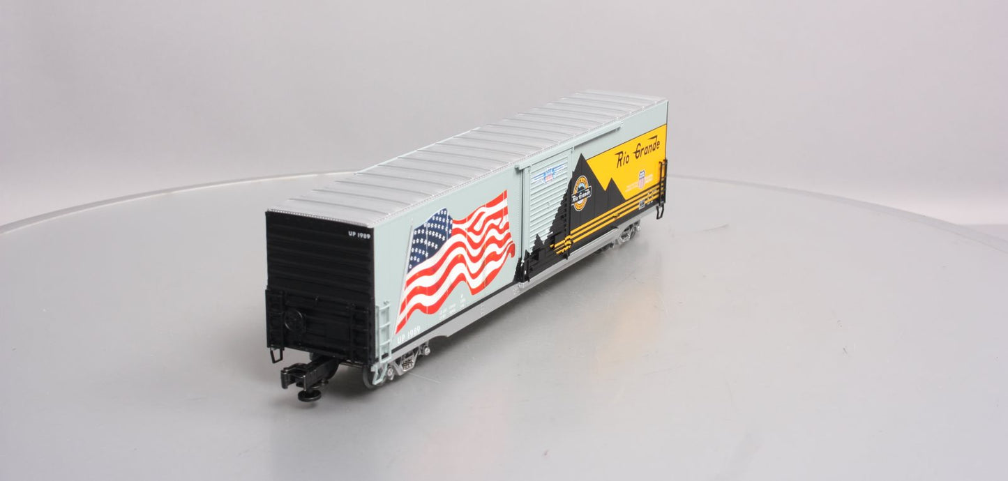 Lionel 6-85405 O Denver & Rio Grande Western Heritage LED Flag Boxcar #1989
