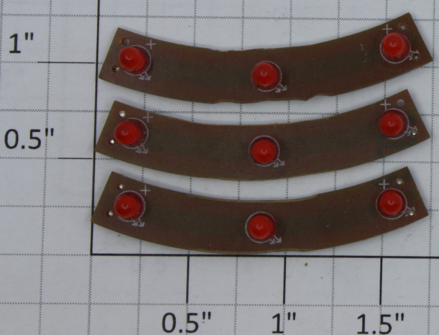 MTH AG-0000027 Railking Operating Car Wash Arched PCB Circuit Board w/LEDs