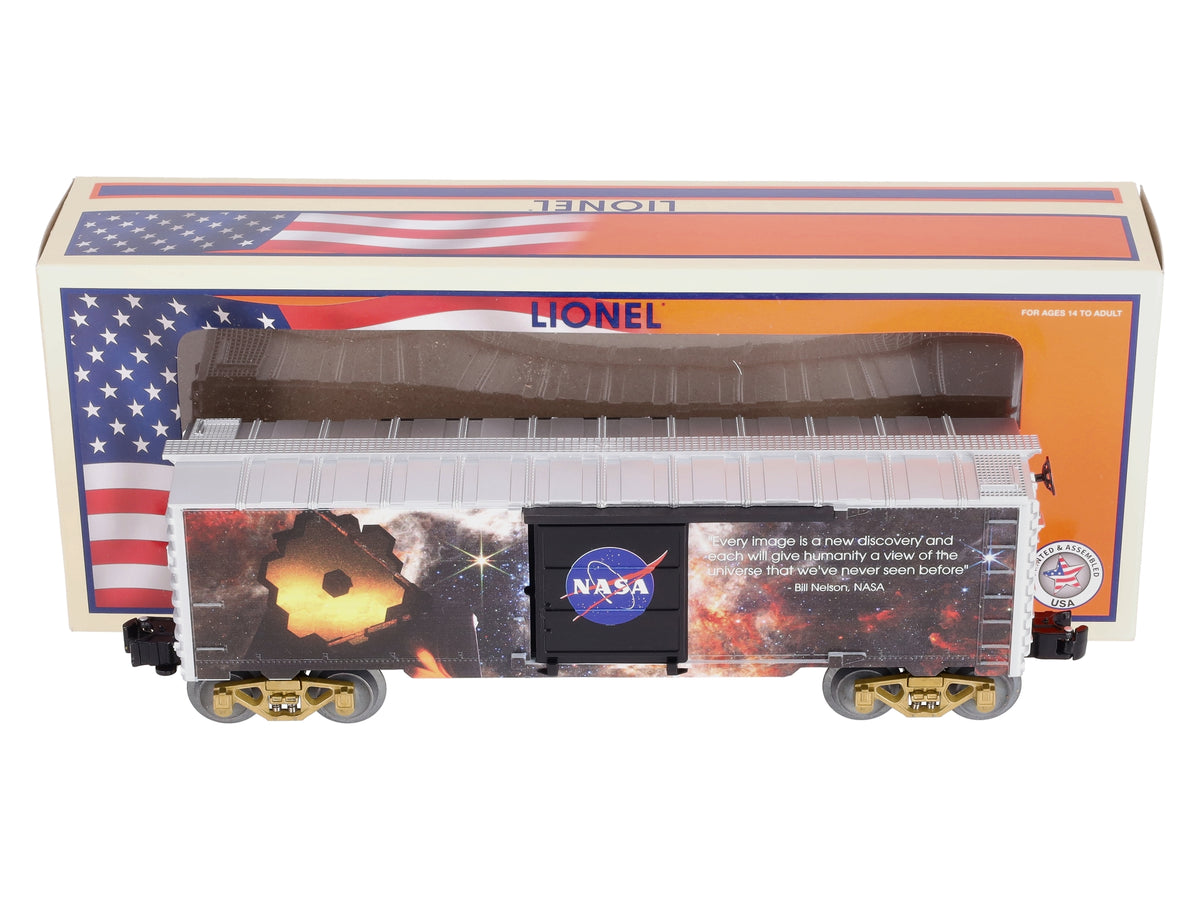 Lionel 2338210 O NASA James Webb Space Telescope Boxcar LN/Box