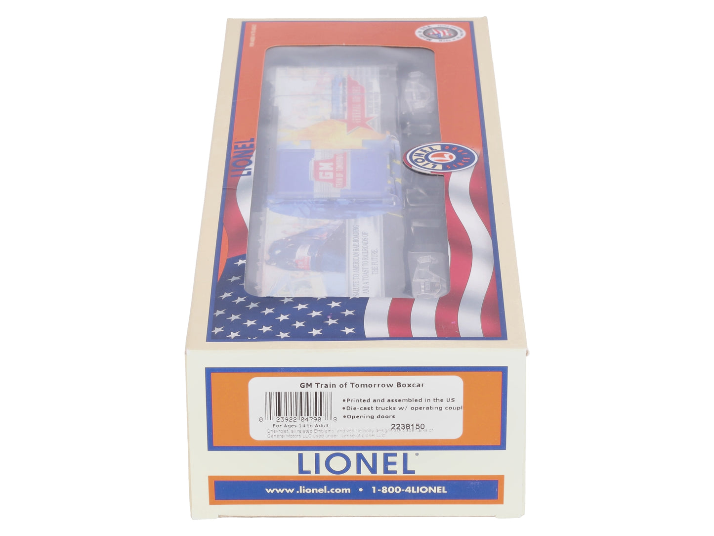 Lionel 2238150 O GM Train of Tomorrow Boxcar