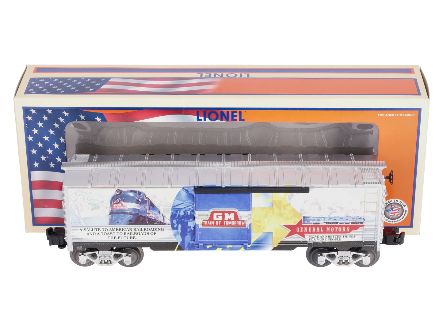 Lionel 2238150 O GM Train of Tomorrow Boxcar