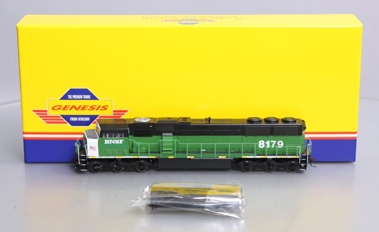 Athearn G67275 HO BNSF Patch SD60M Diesel Locomotive #8179