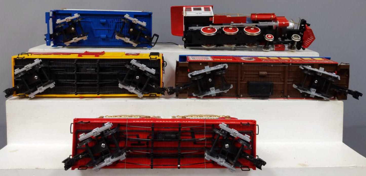 Bachmann 90020 G Scale Emmett Kelly Jr. Circus G Gauge Steam Train Set LN/Box