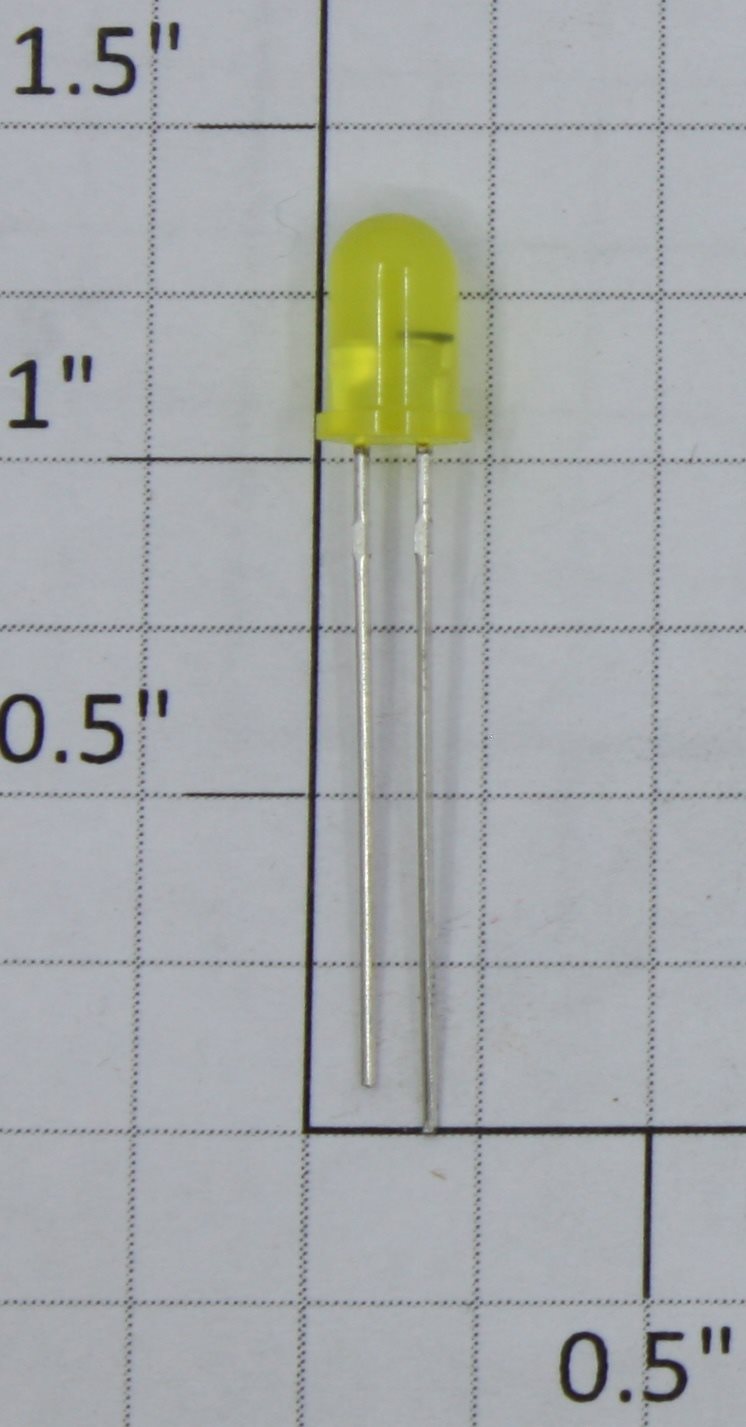 Lionel 1UYWARBN5MML 5mm Yellow LED Light Bulb