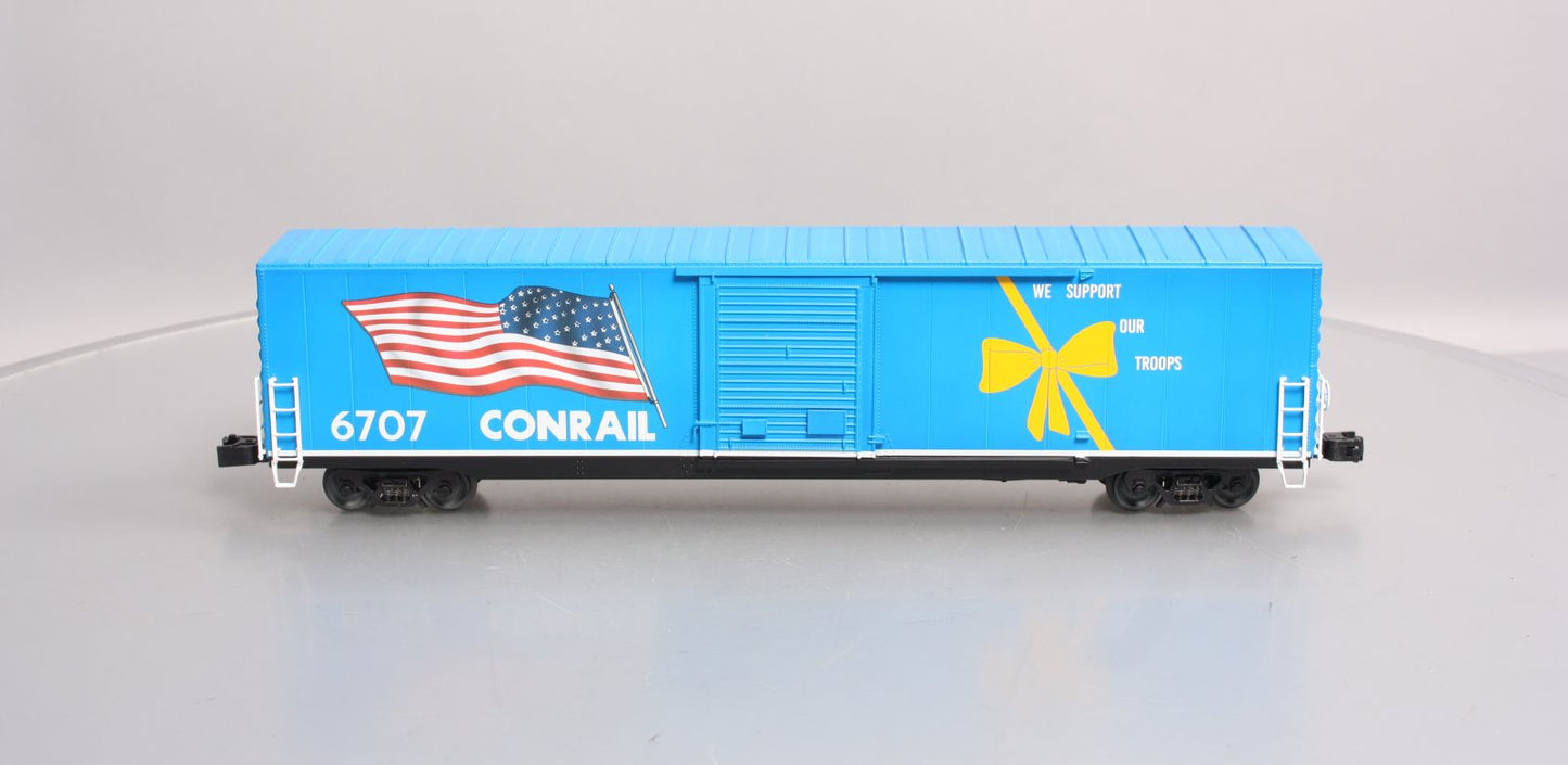 Lionel 2226850 O Gauge Conrail Veterans Illuminated Flag Boxcar #6707
