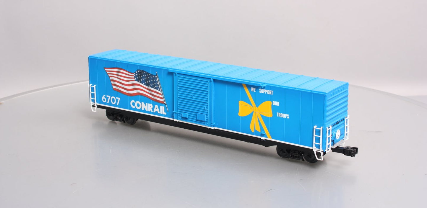 Lionel 2226850 O Gauge Conrail Veterans Illuminated Flag Boxcar #6707