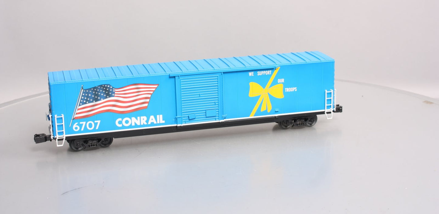 Lionel 2226850 O Gauge Conrail Veterans Illuminated Flag Boxcar #6707