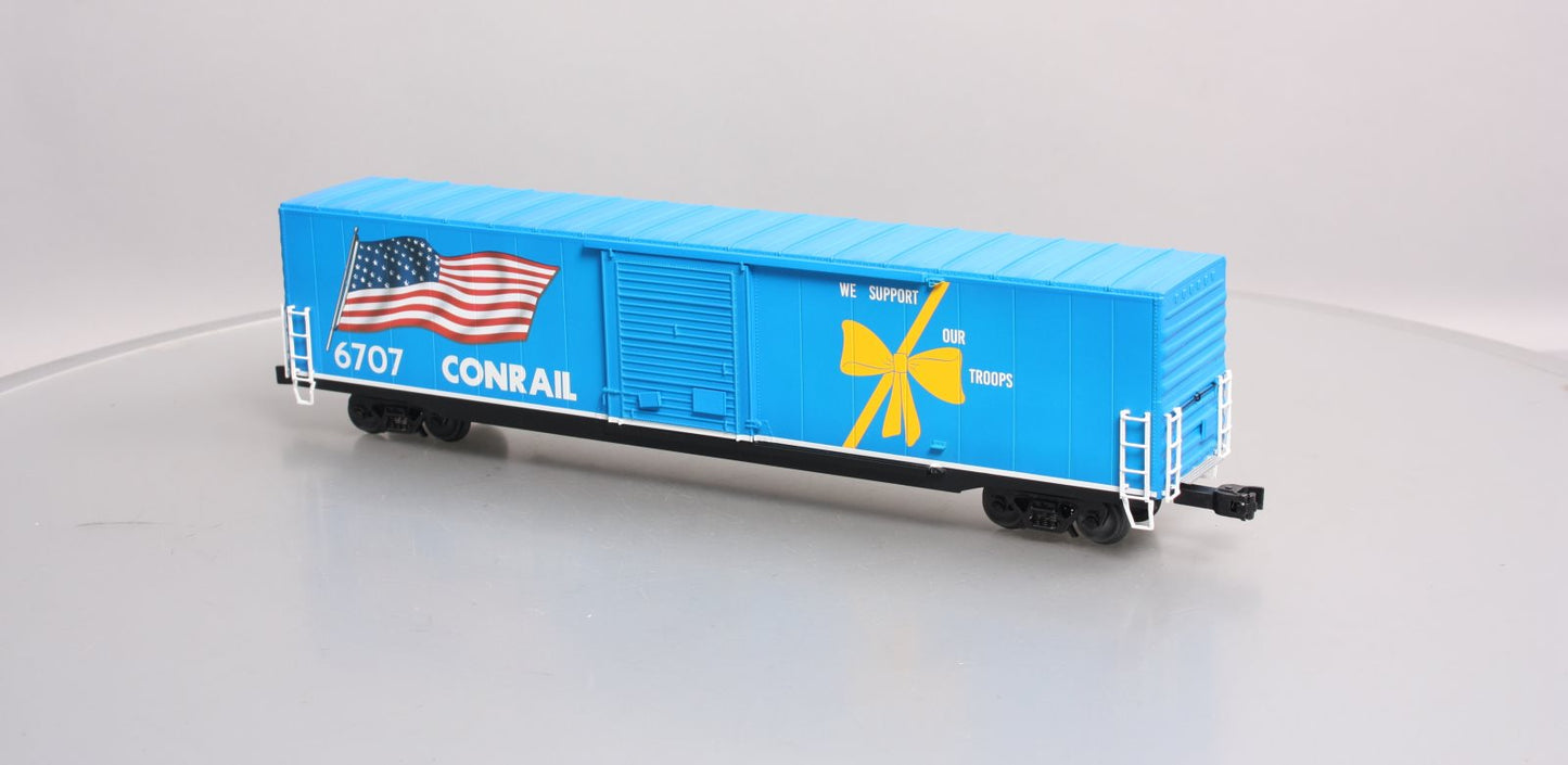 Lionel 2226850 O Gauge Conrail Veterans Illuminated Flag Boxcar #6707