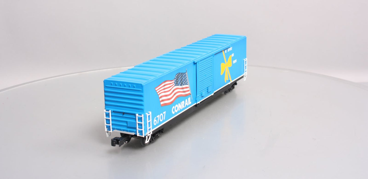 Lionel 2226850 O Gauge Conrail Veterans Illuminated Flag Boxcar #6707