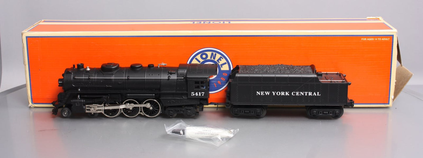 Lionel 6-38634 O NYC 4-6-4 Hudson Steam Locomotive #5417