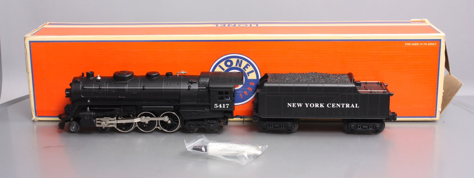 Lionel 6-38634 O NYC 4-6-4 Hudson Steam Locomotive #5417