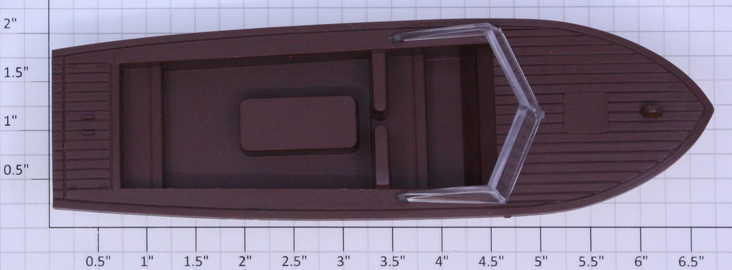 Lionel 6801-76 Brown and White Motor Boat