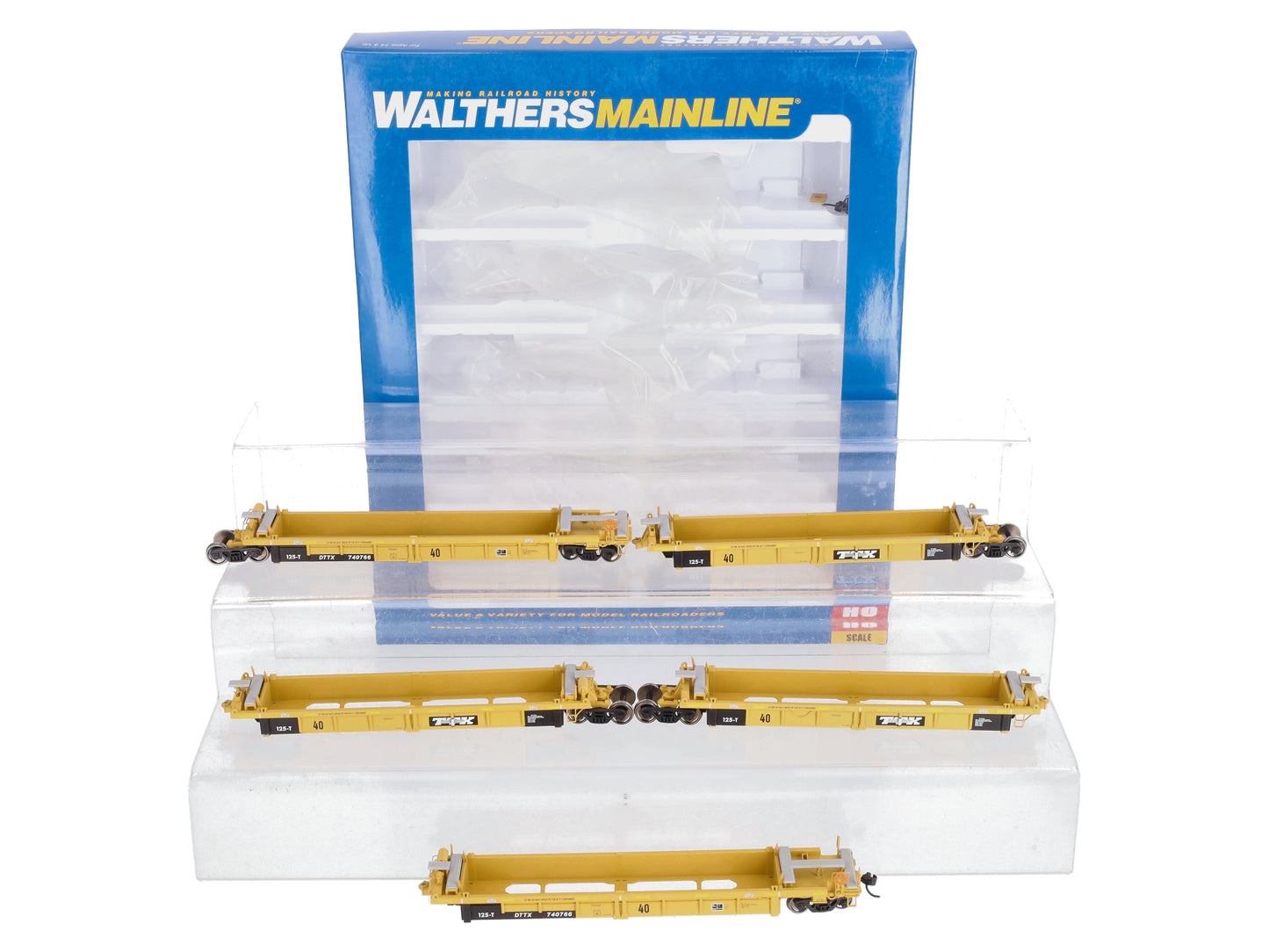 Walthers 910-55609 HO DTTX Thrall 5-Unit 40' Well Cars