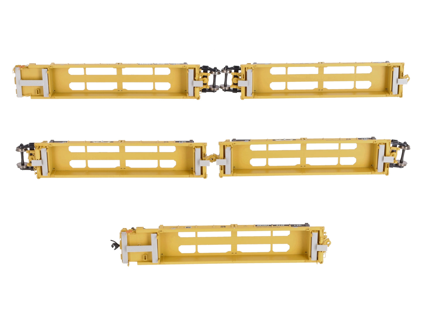 Walthers 910-55609 HO DTTX Thrall 5-Unit 40' Well Cars