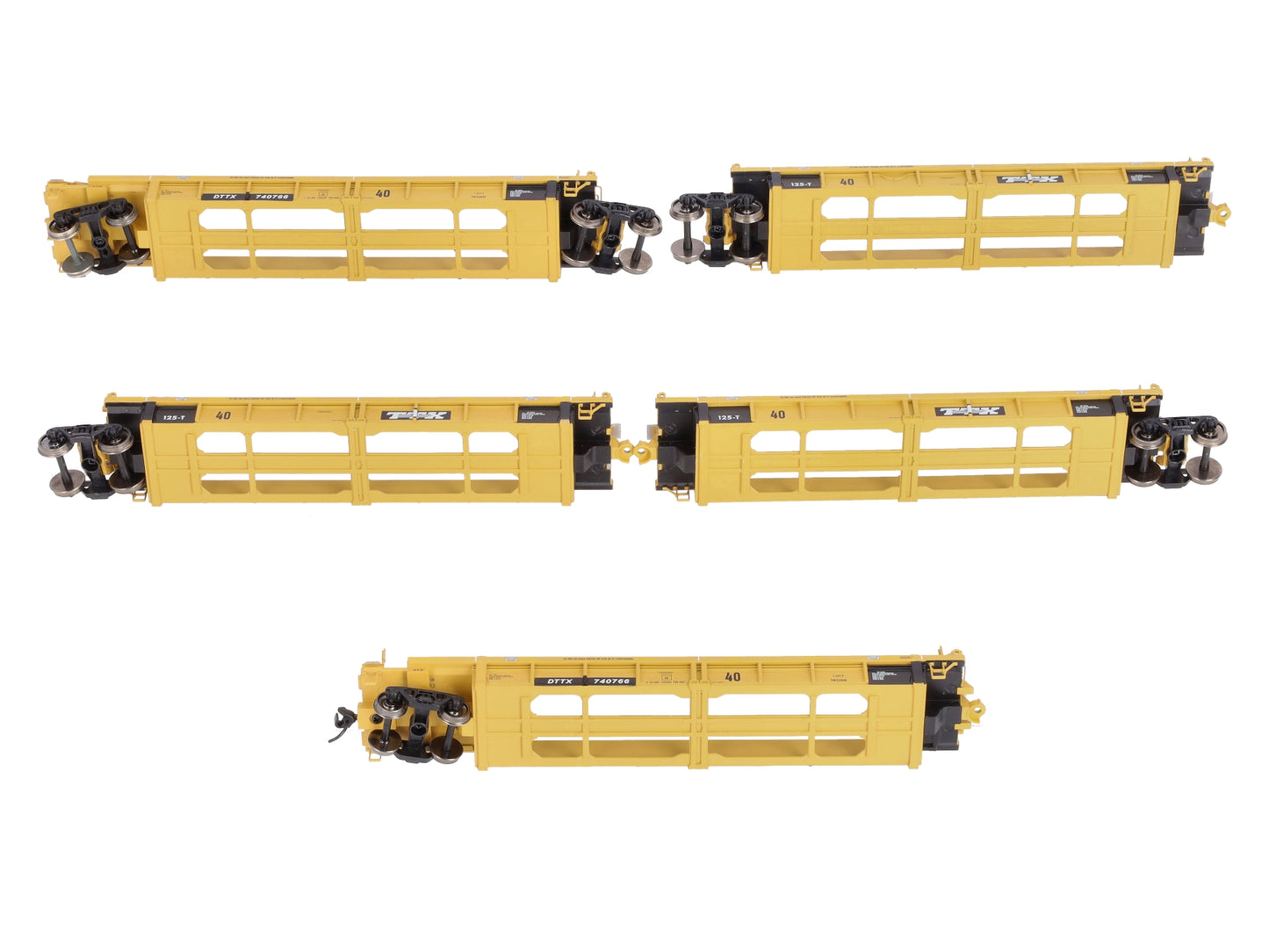 Walthers 910-55609 HO DTTX Thrall 5-Unit 40' Well Cars