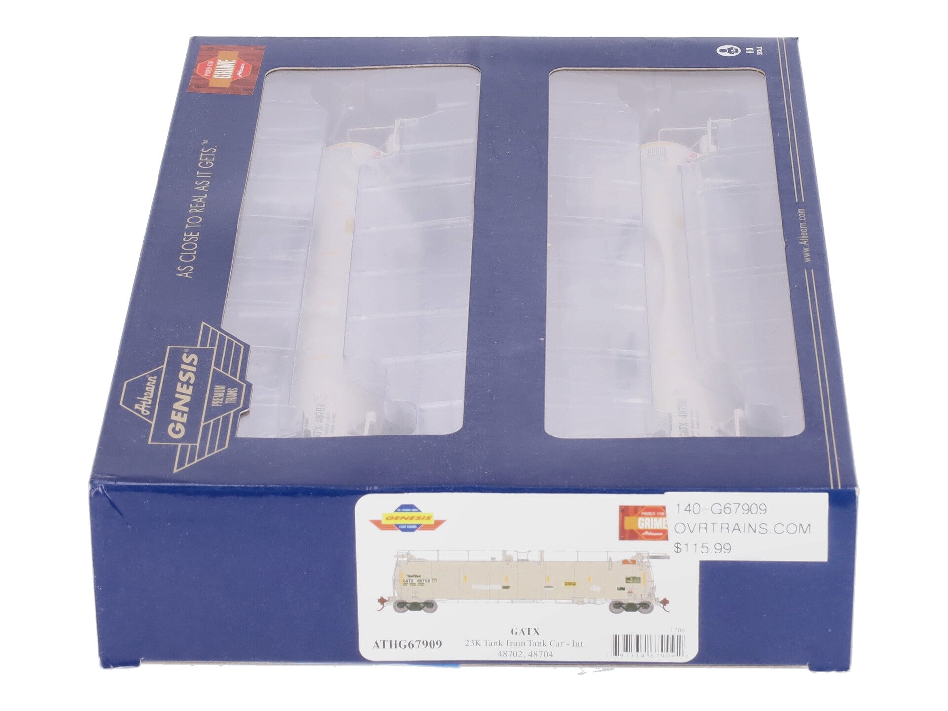 Athearn G67909 HO GATX TankTrain Intermediate White #1 (2)