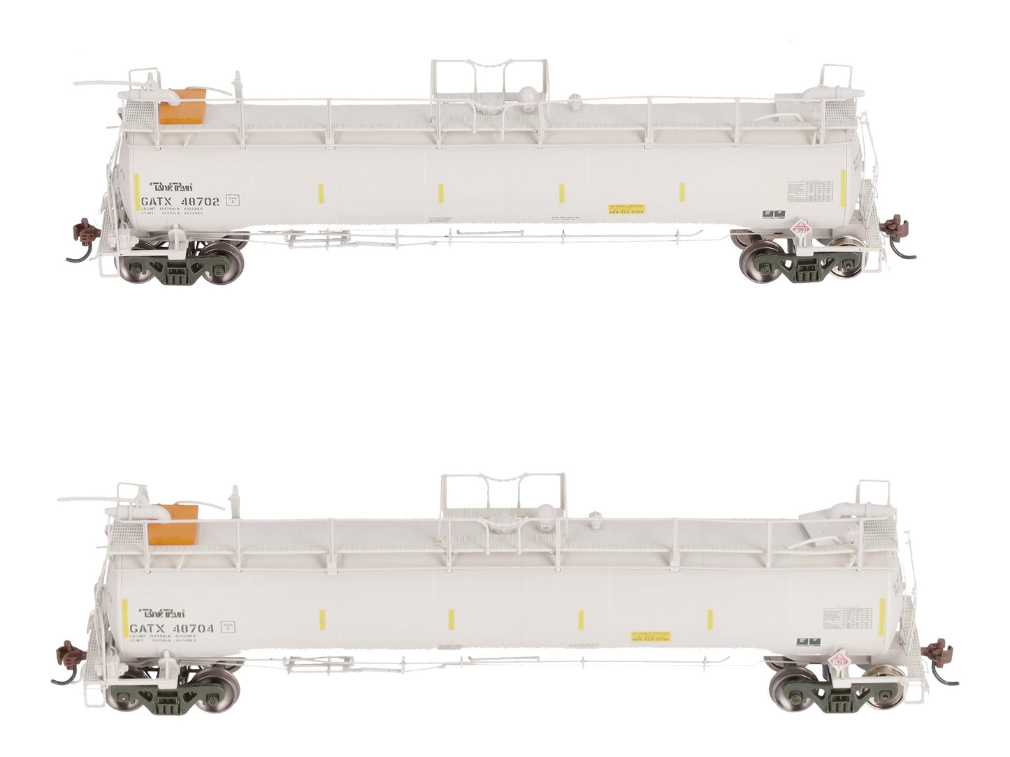 Athearn G67909 HO GATX TankTrain Intermediate White #1 (2)