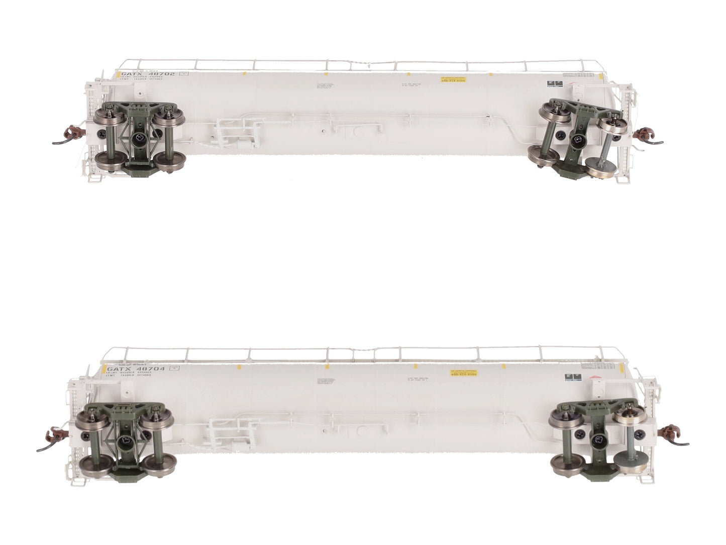 Athearn G67909 HO GATX TankTrain Intermediate White #1 (2)