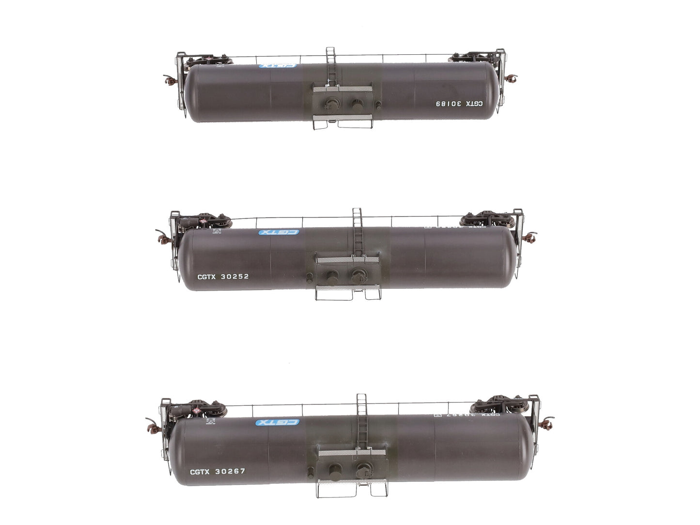 Athearn 28253 HO CGTX RTR 30,000 Gallon Ethanol Tank Car #2 (Set of 3)