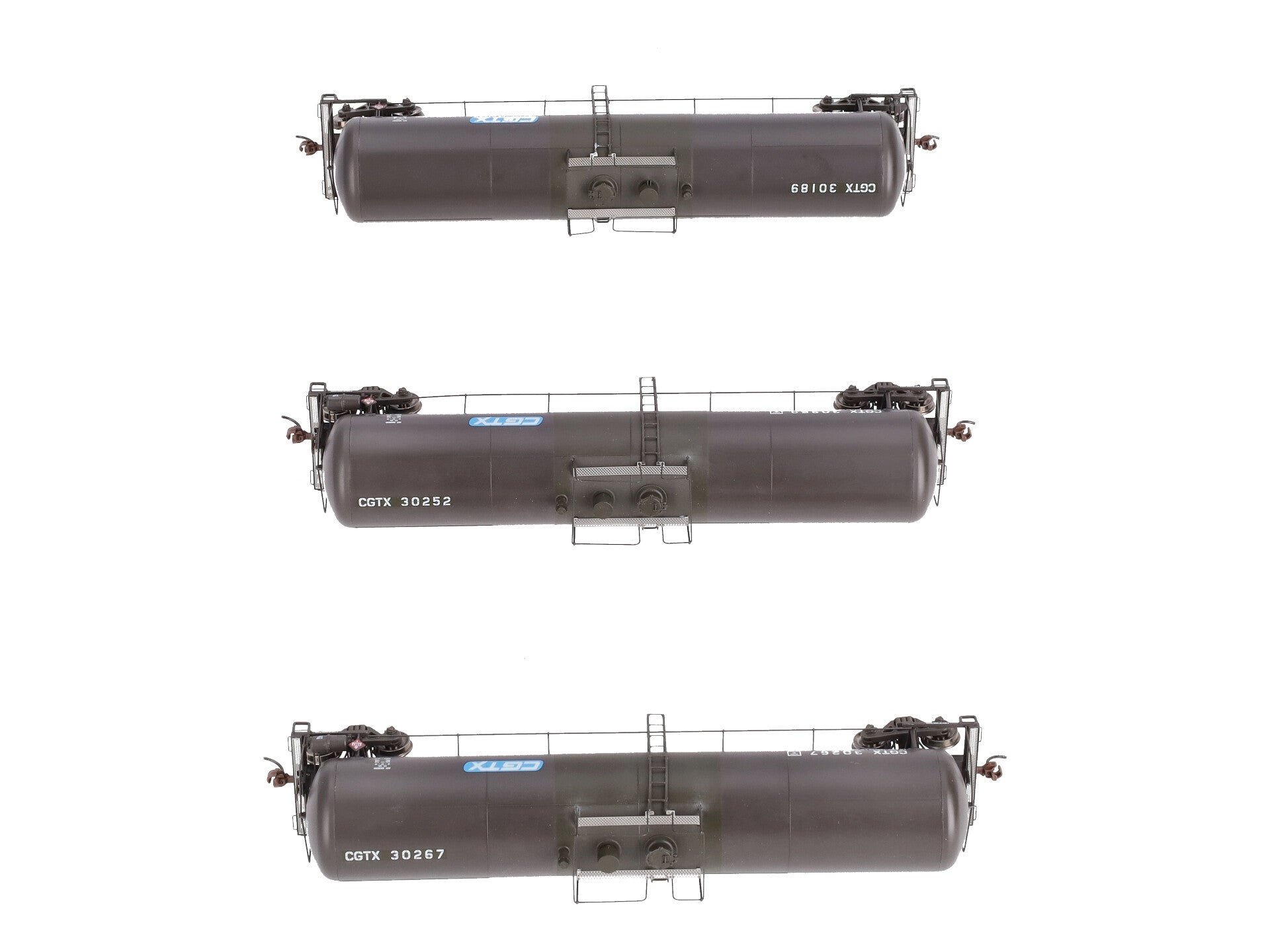 Athearn 28253 HO CGTX RTR 30,000 Gallon Ethanol Tank Car #2 (Set of 3)