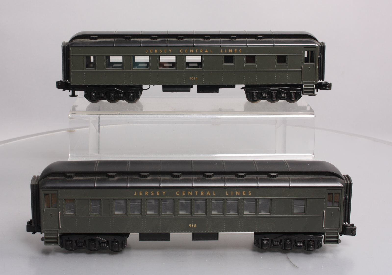 MTH 30-6267 O Gauge Jersey Central RailKing O-27 Madison Combo/Diner (Set of 2) NIB