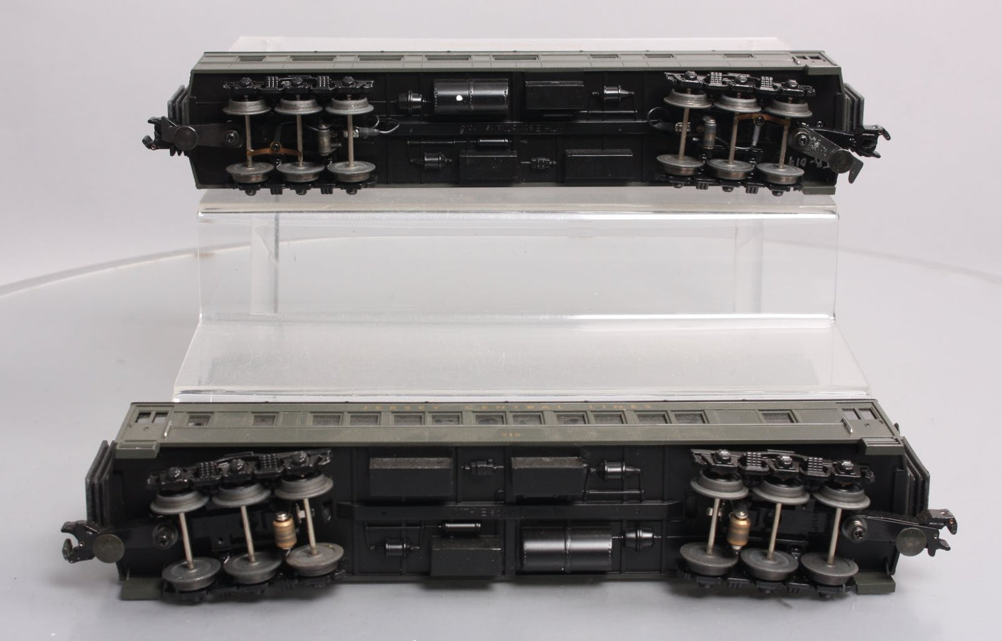 MTH 30-6267 O Gauge Jersey Central RailKing O-27 Madison Combo/Diner (Set of 2) NIB