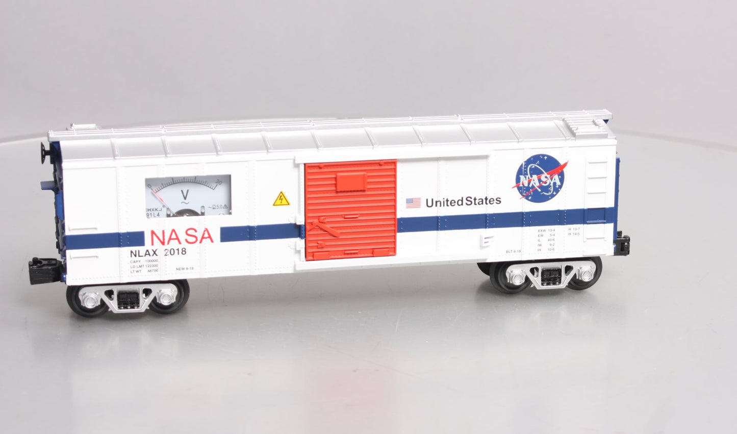 MTH 30-74944 O NASA Box Car with Power Meter #2018