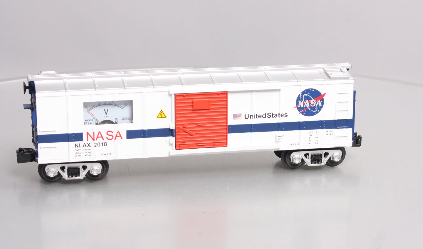 MTH 30-74944 O NASA Box Car with Power Meter #2018