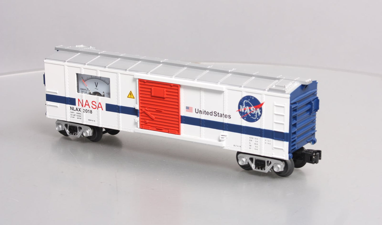 MTH 30-74944 O NASA Box Car with Power Meter #2018