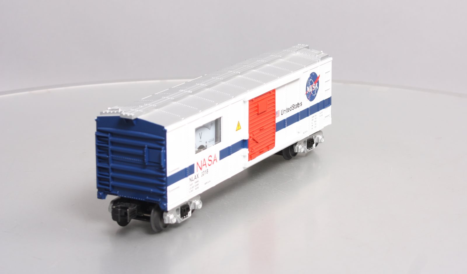 MTH 30-74944 O NASA Box Car with Power Meter #2018