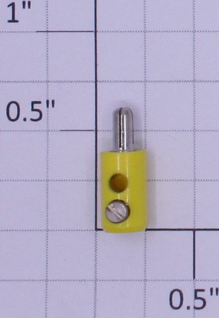 Marklin 7132 HO Gauge Original Version Yellow Male Plug w/ Crossover Port