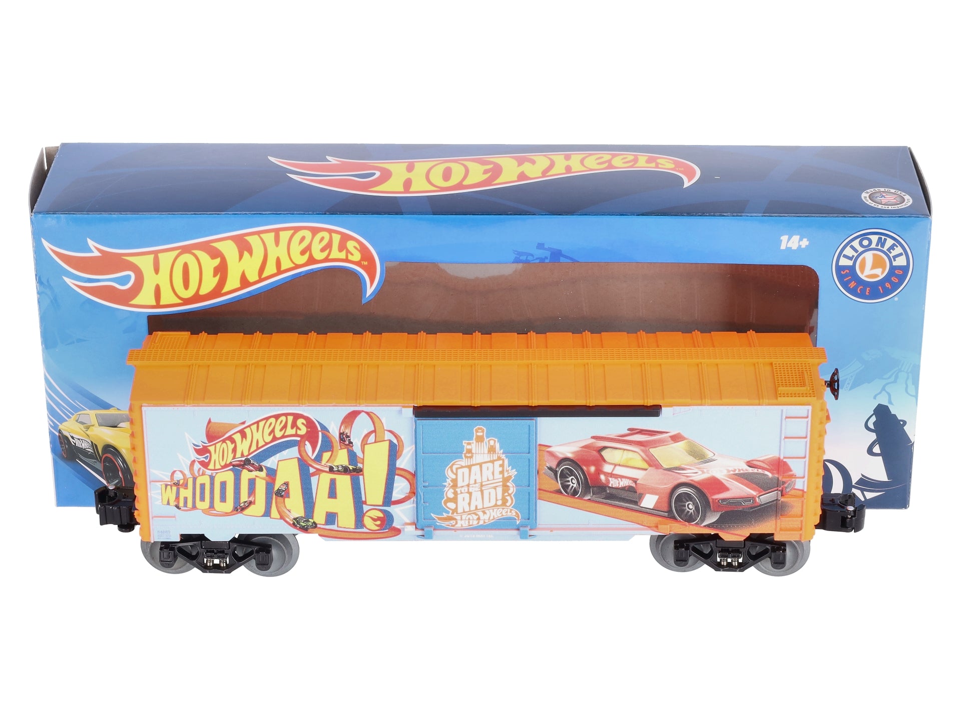 Lionel 6-84869 O Hot Wheels Made in the USA Boxcar