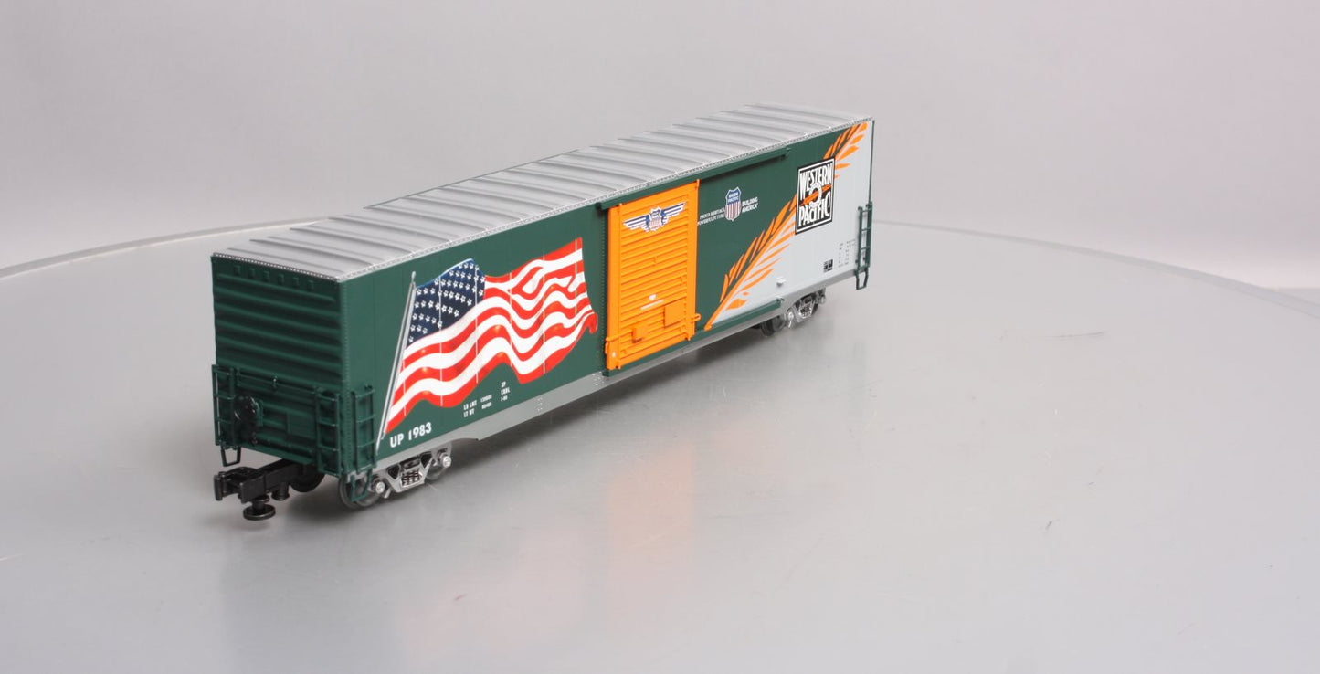 Lionel 6-85407 O Western Pacific Heritage LED Flag Boxcar #1983