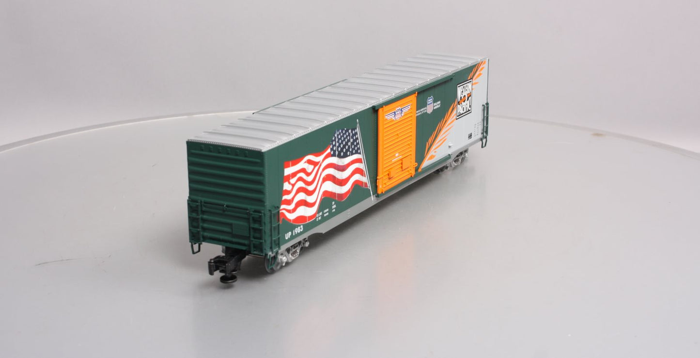 Lionel 6-85407 O Western Pacific Heritage LED Flag Boxcar #1983