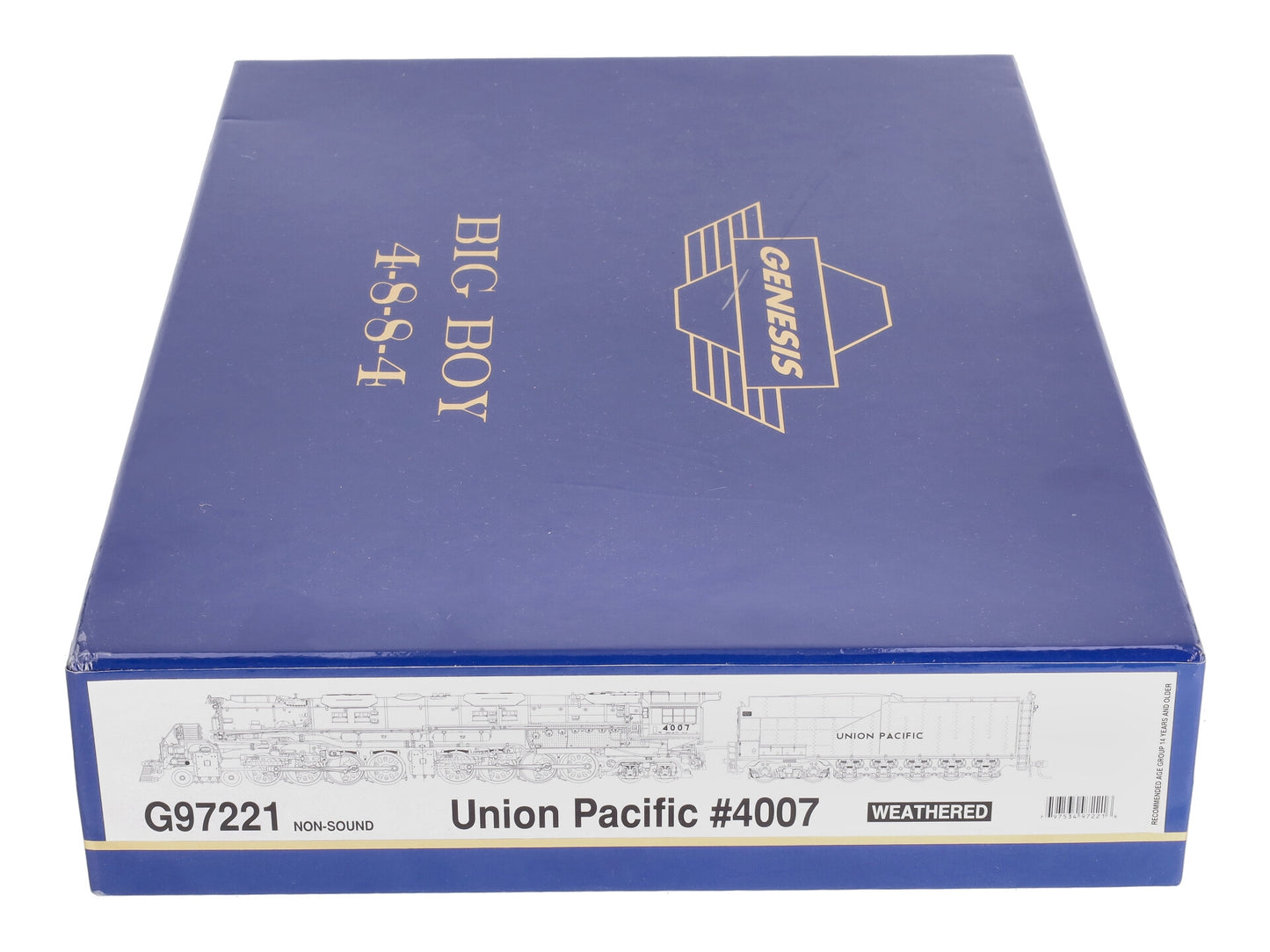 Athearn G97221 HO Union Pacific 4-8-8-4 Big Boy #4007 - Weathered