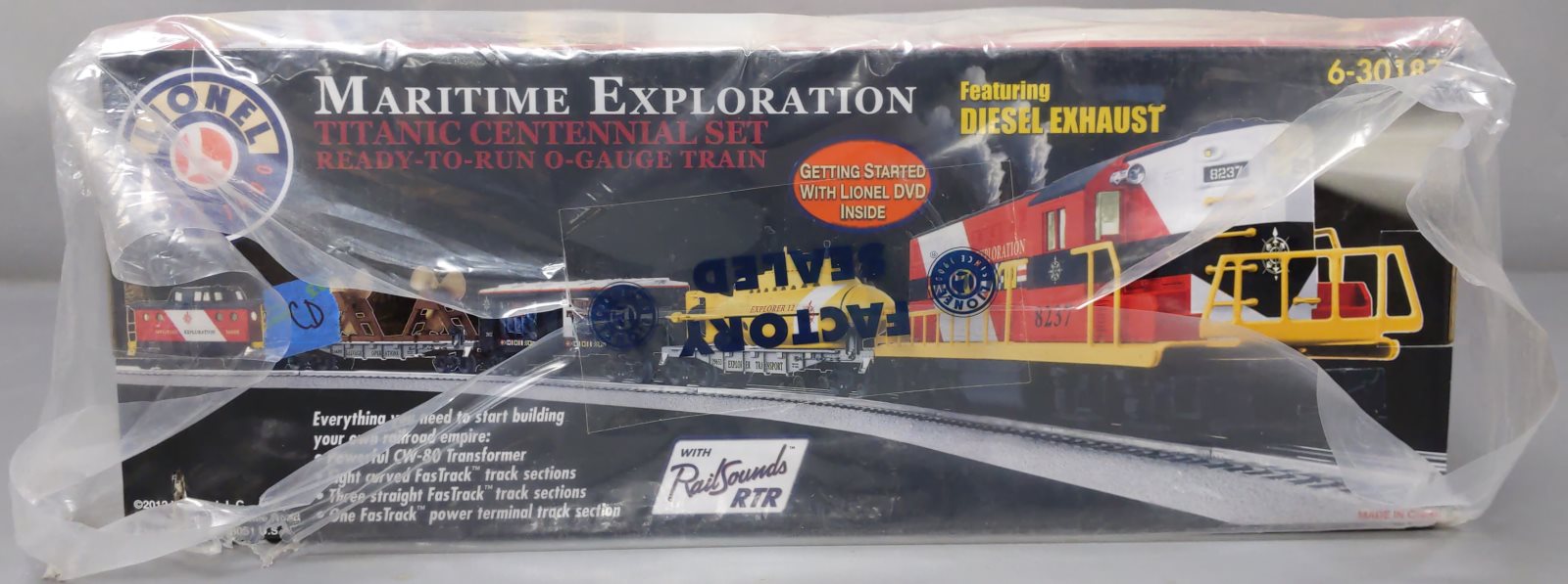 Lionel 6-30187 Maritime Exploration O Gauge Diesel Freight Train Set