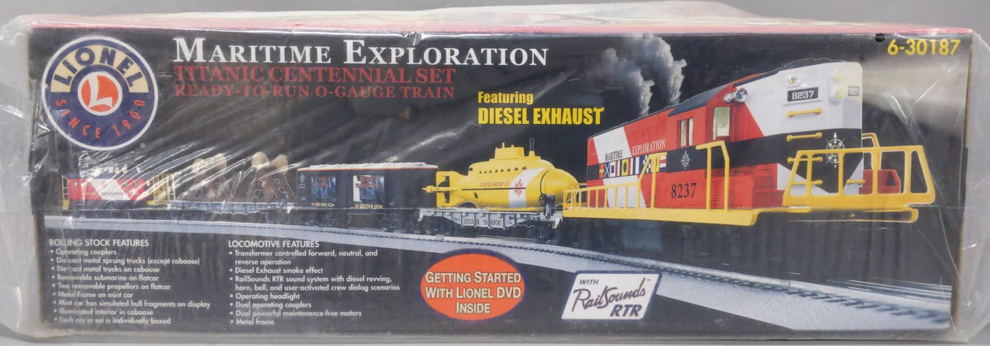 Lionel 6-30187 Maritime Exploration O Gauge Diesel Freight Train Set