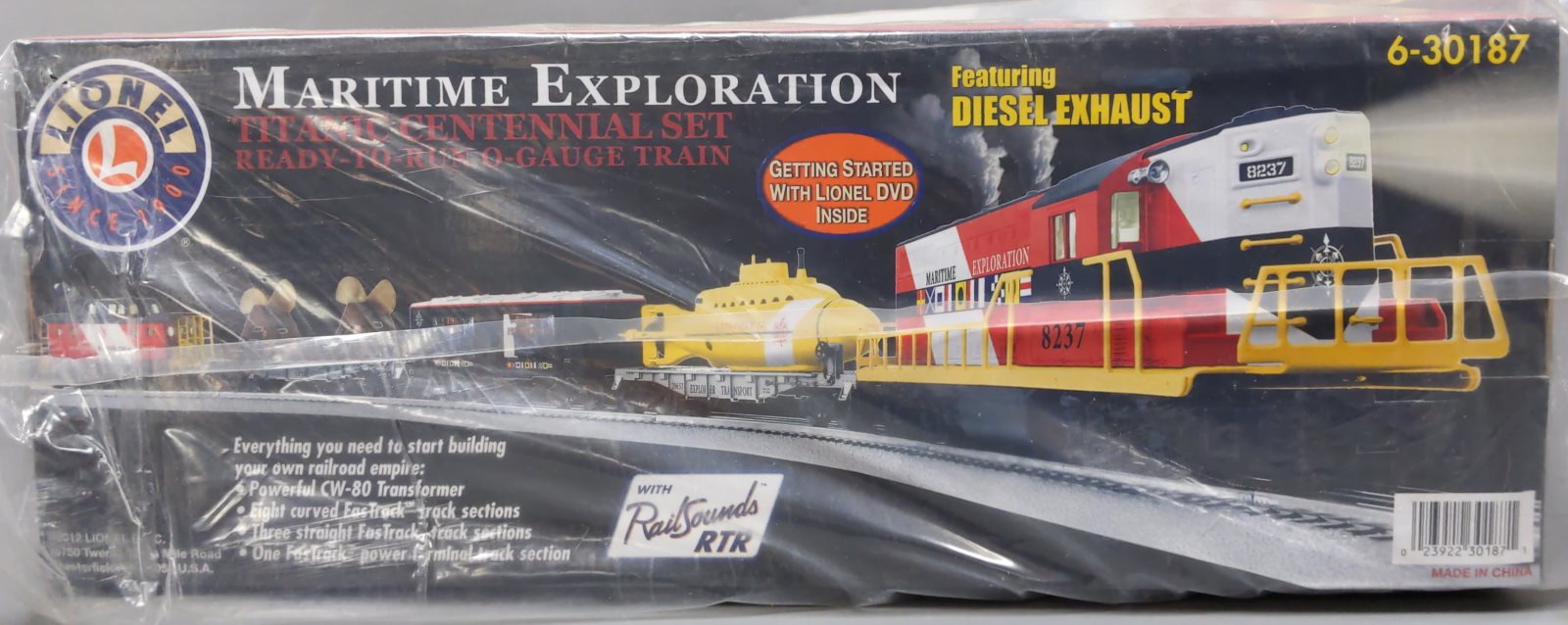 Lionel 6-30187 Maritime Exploration O Gauge Diesel Freight Train Set