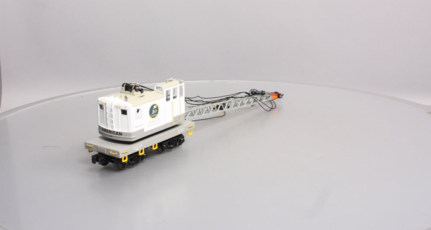 MTH 30-79659 O U.S. Navy RailKing American Crane Car #10211