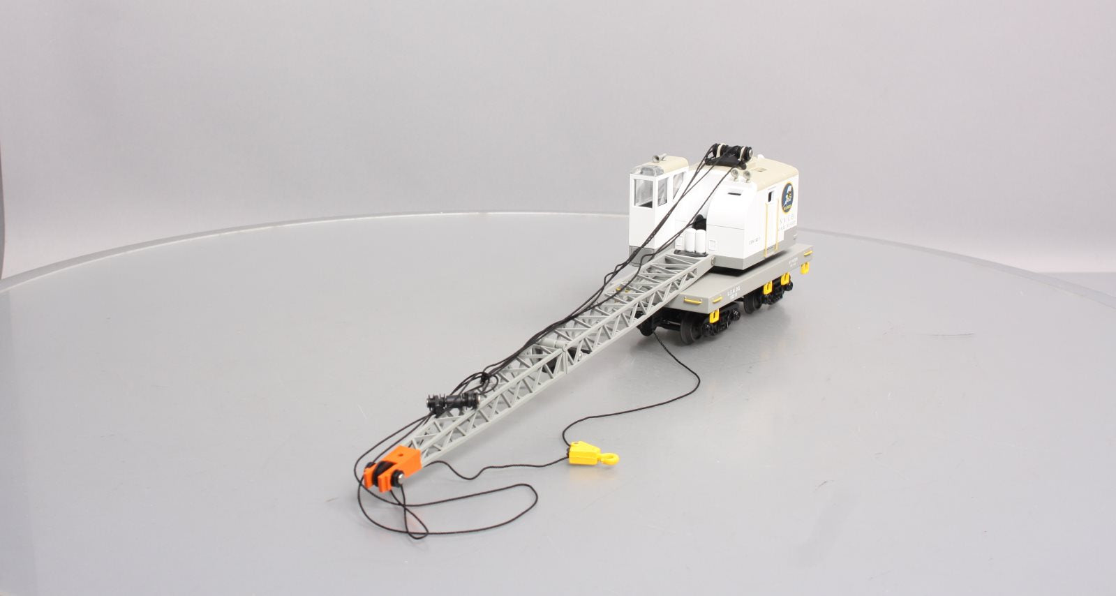 MTH 30-79659 O U.S. Navy RailKing American Crane Car #10211