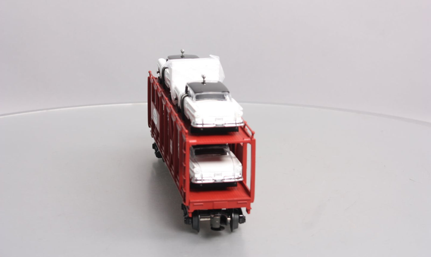 MTH 30-76069 O Gauge NYC Auto Carrier #328 w/NY Police Cars LN/Box