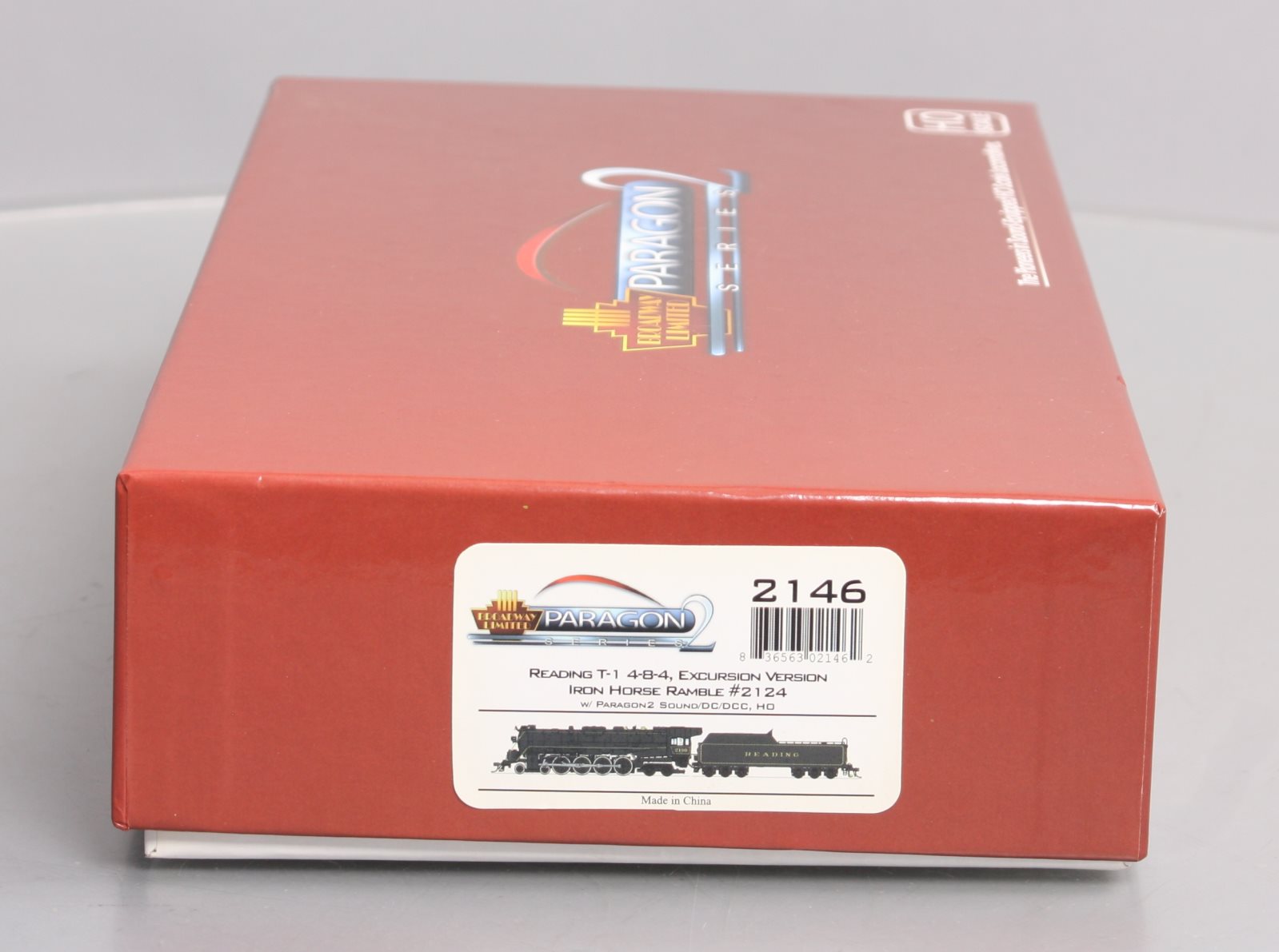 Broadway Limited 2146 HO Reading Class T-1 4-8-4 Paragon2™ #2124