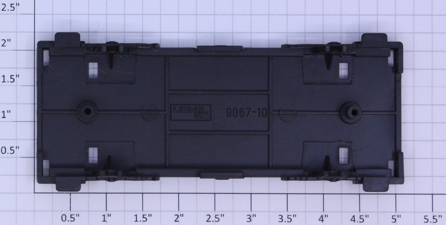 Lionel 9067-10 Less Wheels Black Plastic Bobber Caboose Frame